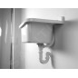 Aqualine Vidoirs - Vidoir suspendu 500x340 mm, plastique/blanc PI5050