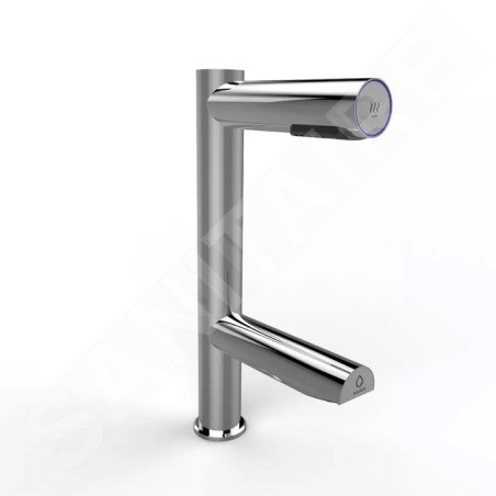 Jet Dryer Sèche-mains - Robinet de lavabo à capteur avec sèche-mains DUO, inox brossé 8596220010353