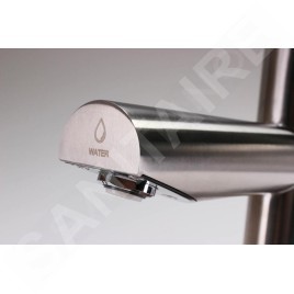 Jet Dryer Sèche-mains - Robinet de lavabo à capteur avec sèche-mains DUO, inox brossé 8596220010353