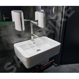 Jet Dryer Sèche-mains - Robinet de lavabo à capteur avec sèche-mains DUO, inox brossé 8596220010353