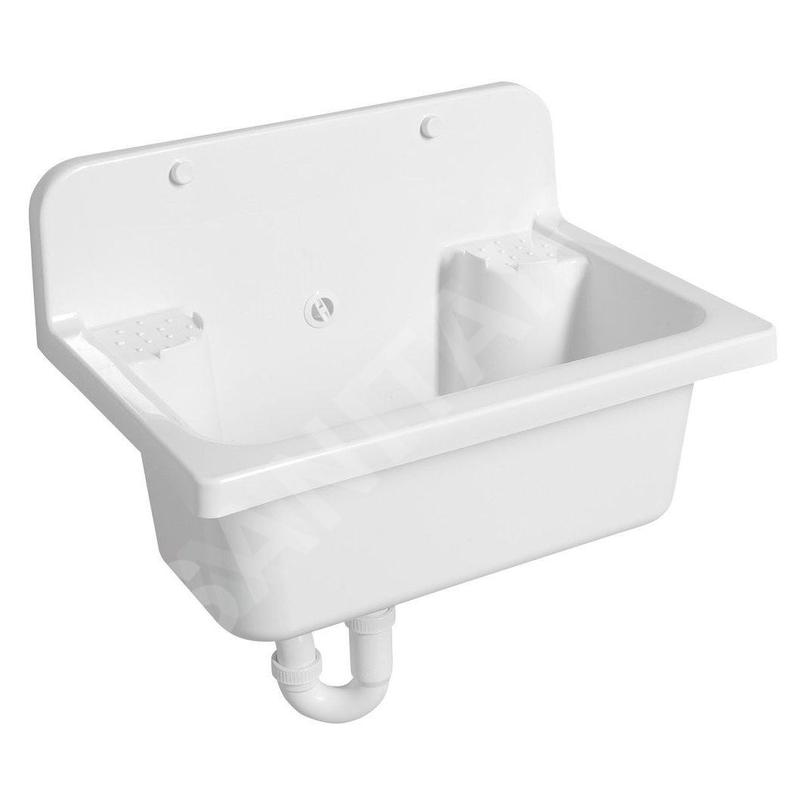 Aqualine Éviers - Vidoir, 550x370 mm, blanc PI5052 Aqualine Éviers - Vidoir, 550x370 mm, blanc PI5052