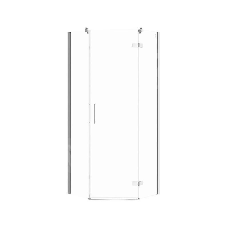 Cersanit Jota - Cabine de douche 80x80 cm, droite, chrome/verre clair S160-009