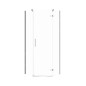 Cersanit Jota - Cabine de douche 80x80 cm, droite, chrome/verre clair S160-009