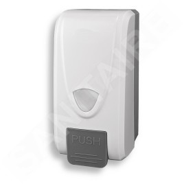 Novaservis Programme d'hygiène - Distributeur de savon liquide, 1000 ml, blanc/gris 69083,1