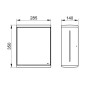 Keuco Collection Moll - Distributeur de serviettes en papier, argenté/blanc 12785010100