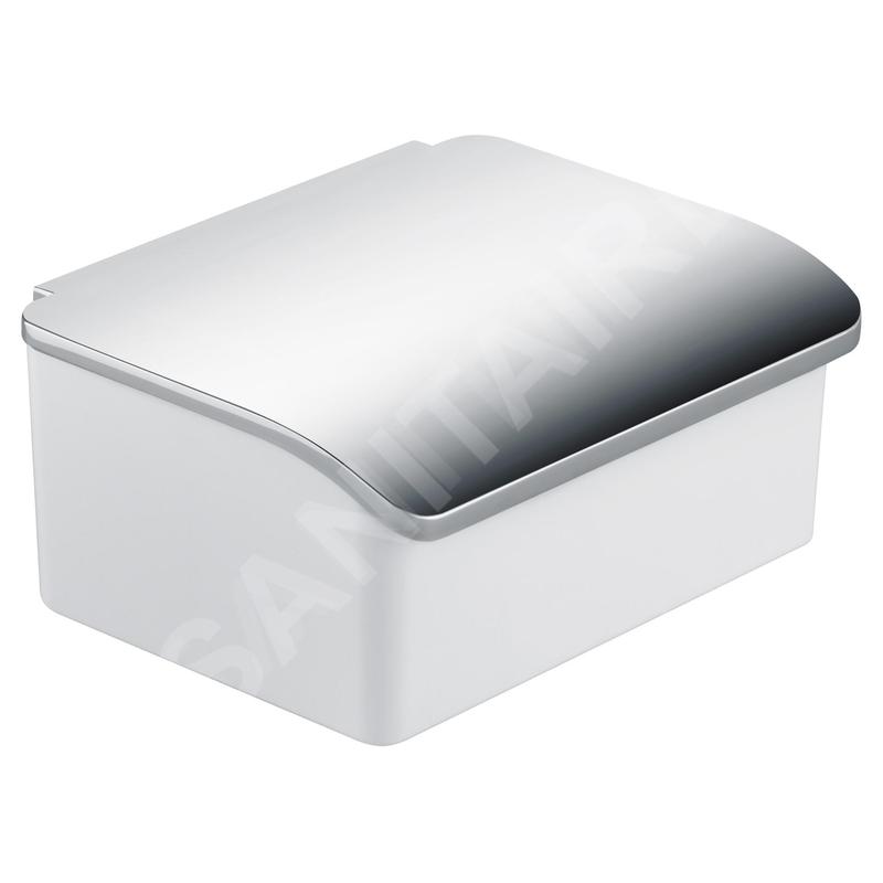 Keuco Elegance - Distributeur de lingettes humides, blanc/chrome 11667013000