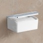 Keuco Elegance - Distributeur de lingettes humides, blanc/chrome 11667013000