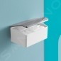 Keuco Elegance - Distributeur de lingettes humides, blanc/chrome 11667013000