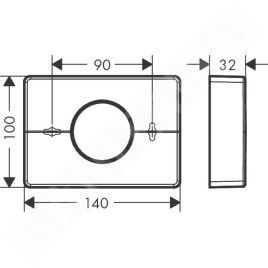 Hansgrohe AddStoris - Distributeur de sachets hygiéniques, chrome 41773000