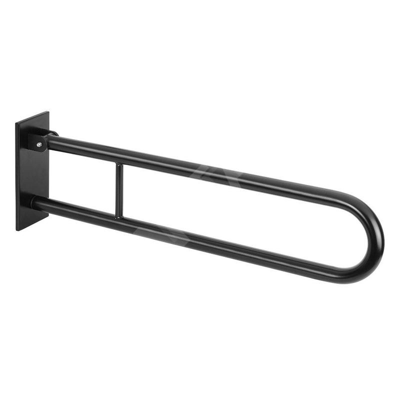 Sapho Équipement de salle de bain - Poignée pliante 81 cm, noire XH518B