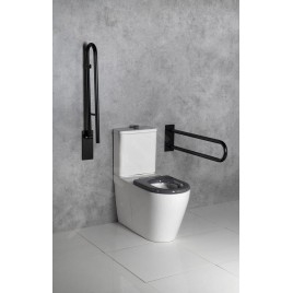 Sapho Équipement de salle de bain - Poignée pliante 81 cm, noire XH518B