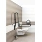 Sapho Équipement de salle de bain - Poignée pliante 81 cm, noire XH518B