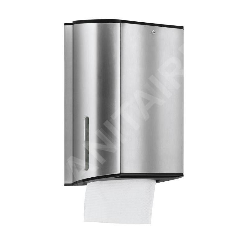Keuco Plan - Distributeur d'essuie-mains, chrome / noir 14985010000
