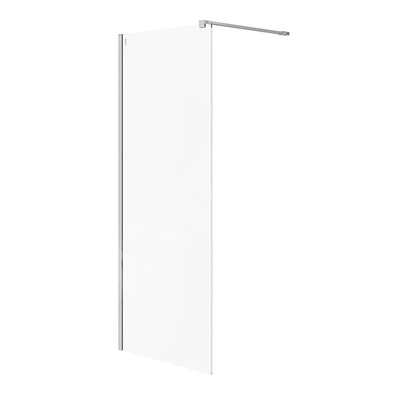 Cersanit Mille - Paroi de douche Walk-In, 80x200 cm, chrome/verre clair S161-005