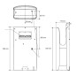 Jet Dryer Sèche-mains - Sèche-mains à lame d’air Light, blanc 8596220013309
