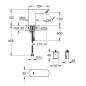 Grohe Bau Cosmopolitan E - Mitigeur lavabo infrarouge sans mélange, chrome 36452000 Grohe Bau Cosmopolitan E - Mitigeur lavabo infrarouge sans mélange, chrome 36452000