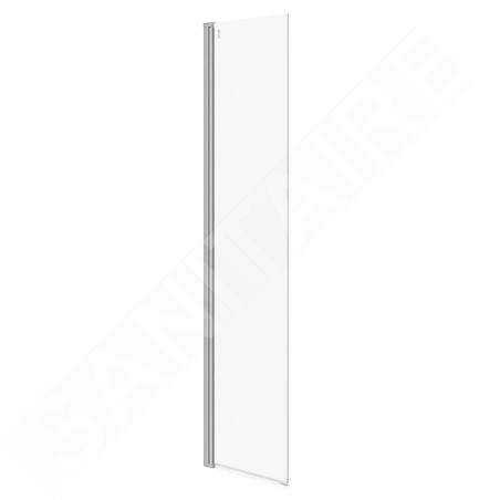Cersanit Mille - Paroi latérale mobile pour Walk-In, 54x200 cm, chrome/verre clair S161-010