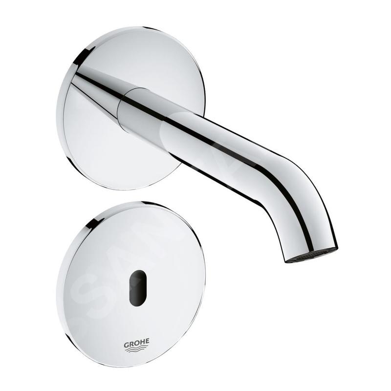 Grohe Essence E - Mitigeur électronique infrarouge de lavabo, montage mural, sans mélangeur, chrome 36447000 Grohe Essence E - Mitigeur électronique infrarouge de lavabo, montage mural, sans mélangeur, chrome 36447000