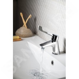 Sapho Robinetterie - Mitigeur de lavabo pour personnes à mobilité réduite, chrome LE002