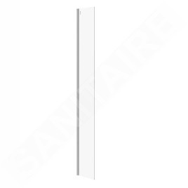 Cersanit Mille - Paroi latérale fixe pour Walk-In, 30x200 cm, chrome/verre clair S161-013