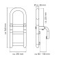 Sapho Ridder Poignées - Barre d'appui pour baignoire, blanc A00300101