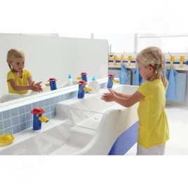 Geberit Bambini - Robinet de lavabo électronique, pour enfants, à piles, multicolore 577650000