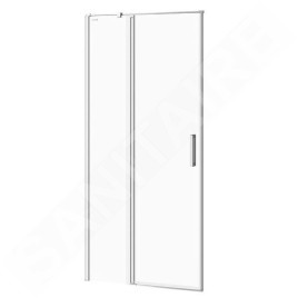 Cersanit Moduo - Porte de douche 90x198 cm, gauche, chrome/verre clair S162-005