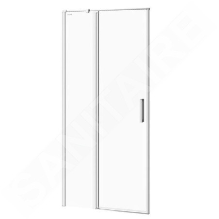 Cersanit Moduo - Porte de douche 90x198 cm, gauche, chrome/verre clair S162-005