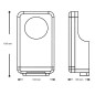 Jet Dryer Sèche-mains - Sèche-mains à air pulsé ORBIT, plastique ABS, argenté 8596220006400 Jet Dryer Sèche-mains - Sèche-mains à air pulsé ORBIT, plastique ABS, argenté 8596220006400