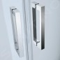 Cersanit Moduo - Porte de douche 90x198 cm, gauche, chrome/verre clair S162-005
