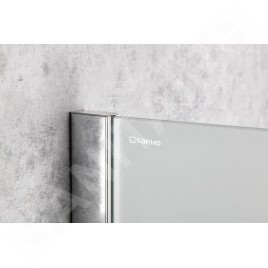 Sapho Accessoires - Cloison de séparation entre les urinoirs, verre PW140