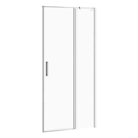 Cersanit Moduo - Porte de douche 90x198 cm, droite, chrome/verre clair S162-006