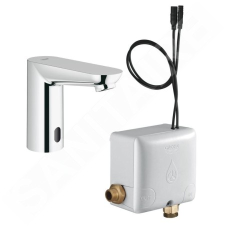 Grohe Euroeco Cosmopolitan E - Mitigeur de lavabo électronique, Powerbox, chrome 36384000