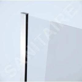 Cersanit Moduo - Paroi de douche 77 cm, chrome/verre clair S162-007