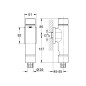 Grohe Rondo A.S. - Robinet de chasse, chrome 37347000