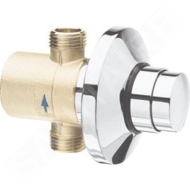 Sapho Silfra Quik - Robinet encastré de douche, auto-obturateur, chrome QK15051