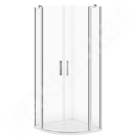 Cersanit Moduo - Cabine de douche 80x80 cm, chrome/verre clair S162-009