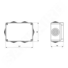 Sapho Accessoires - Source d'alimentation pour chasse d'urinoir/mitigeur à capter, pour max. 5 robinets PS05T