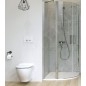 Cersanit Moduo - Cabine de douche 80x80 cm, chrome/verre clair S162-009