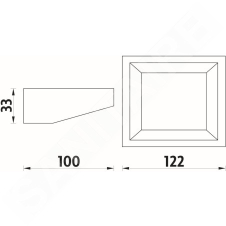 Nimco Autres - Cendrier pour toilettes, acier inoxydable UN 3042-18