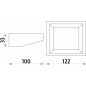 Nimco Autres - Cendrier pour toilettes, acier inoxydable UN 3042-18