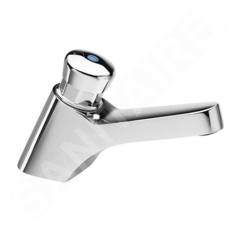 Sapho Silfra Quik - Robinet à fermeture automatique pour lavabo, chrome QK23051
