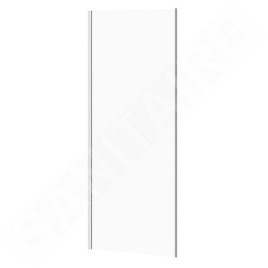 Cersanit Crea - Paroi de douche 79 cm, chrome/verre clair S900-2613