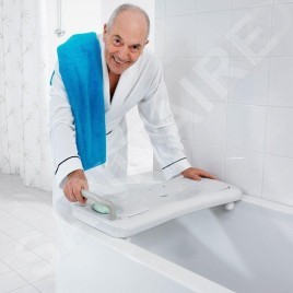 Sapho Accessoire Ridder - Siège de baignoire avec poignée, blanc A0040101