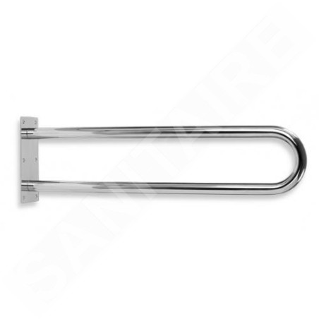 Novaservis Accessoires de salles de bain - Poignée double 564 mm, acier inoxydable poli R6660,44