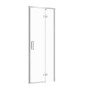 Cersanit Larga - Porte de douche 80x195 cm, droite, chrome/verre clair S932-115