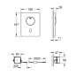 Grohe Tectron Skate - Électronique infrarouge pour toilettes, chrome 37504000