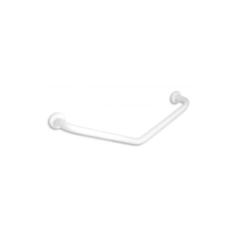 Novaservis Poignées - Poignée angulaire avec capuchons, 400x400 mm, blanc R66404,11 Novaservis Poignées - Poignée angulaire avec capuchons, 400x400 mm, blanc R66404,11
