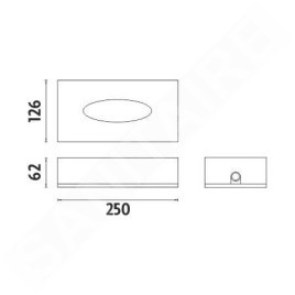 Nimco Autres - Distributeur de mouchoirs en papier, chrome HP 9510-26