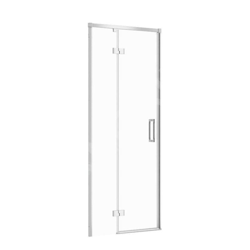 Cersanit Larga - Porte de douche 80x195 cm, gauche, chrome/verre clair S932-119